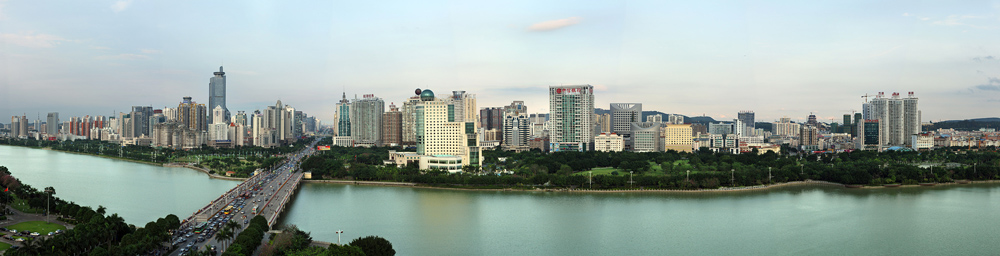 panorama Nanning Guangxi Chiny